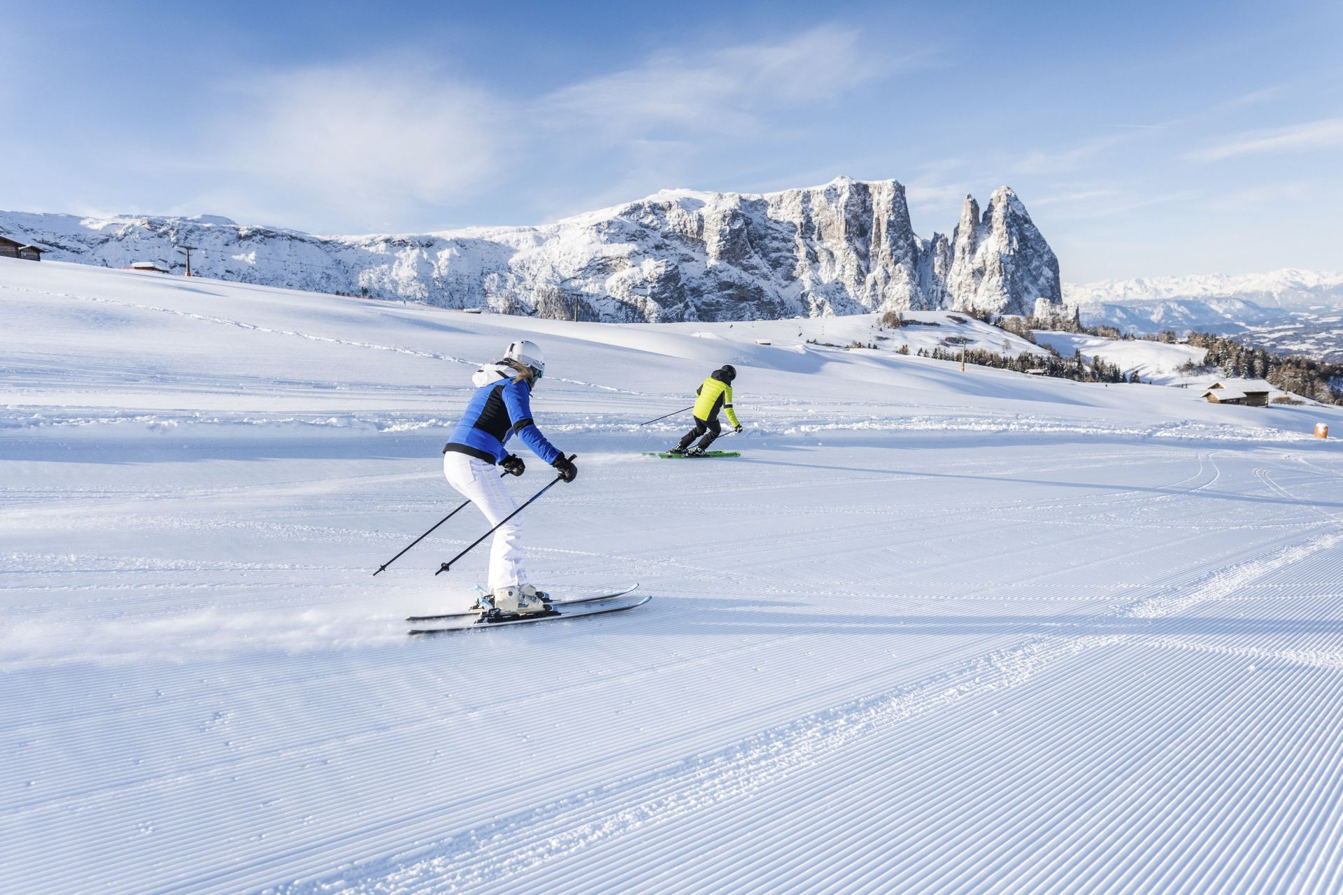 Skisafari in den Dolomiten